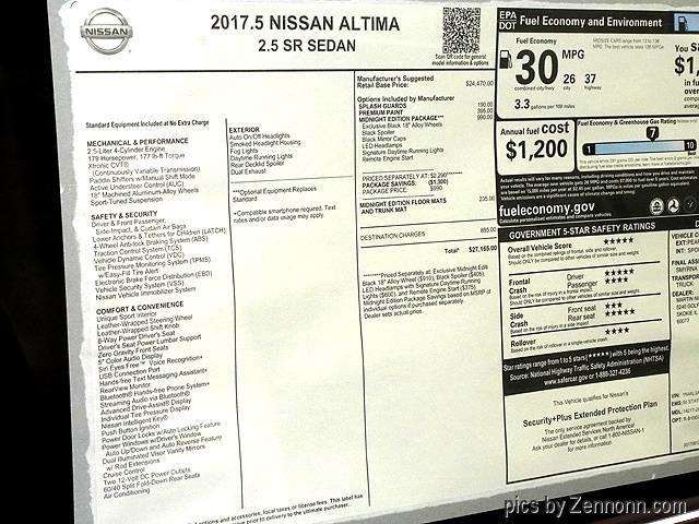 Nissan Altima 2017 photo 1